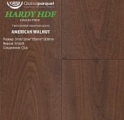 Инженерная доска Global HDF Hardy American Walnut (Орех)