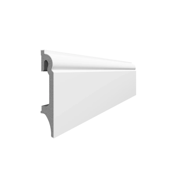 Плинтус ESPUMO Белый 301 80х16х2400 мм